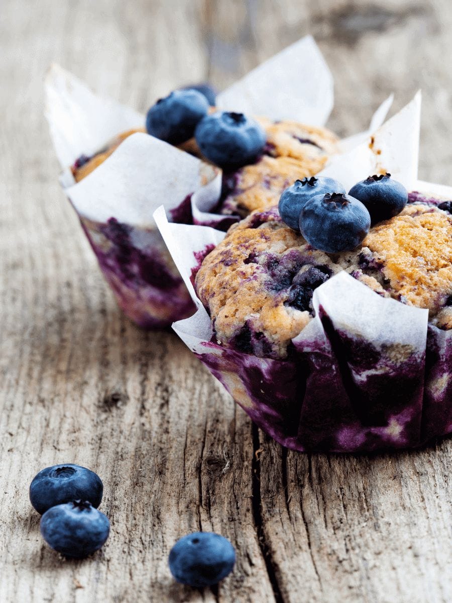 Slimming World Blueberry Muffins