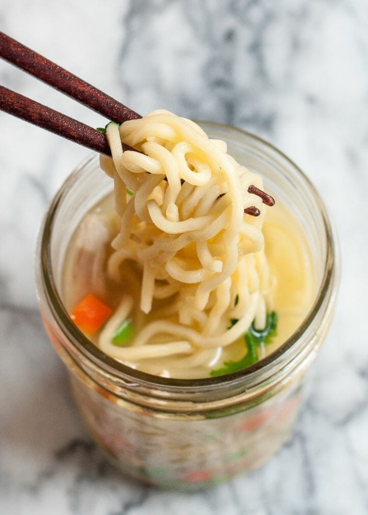 Simple Homemade Pot Noodles 