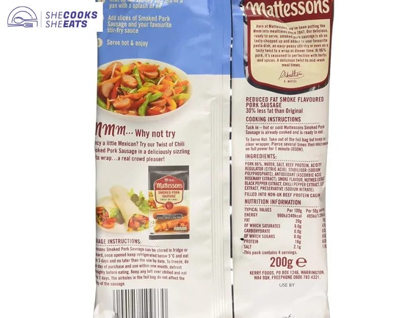 How Many Syns In Mattessons Reduced Fat Pork Sausages? Find Out Here!