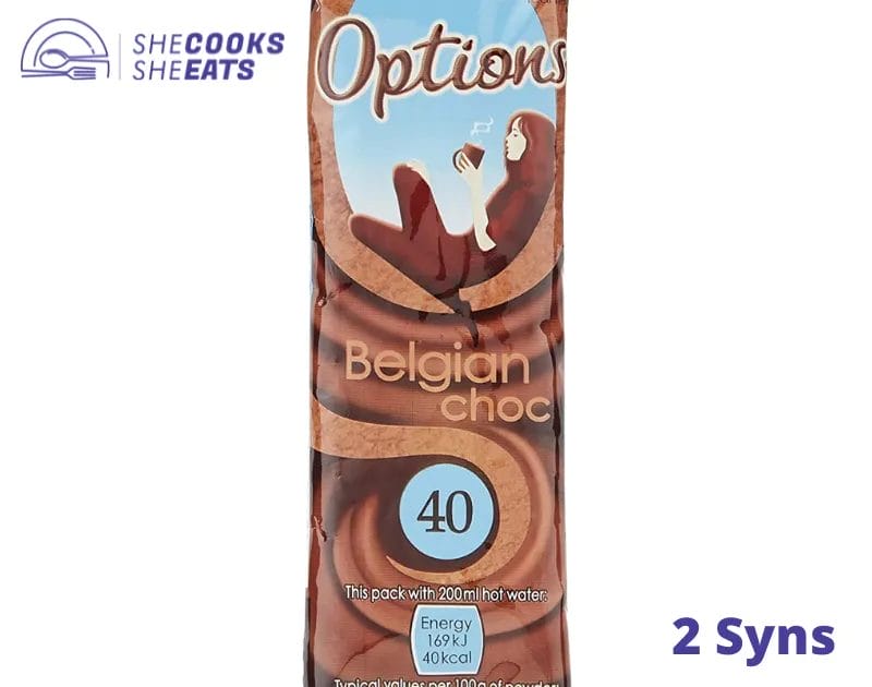 How Many Syns In Options Hot Chocolate Sachets? & Low Syn Alternatives