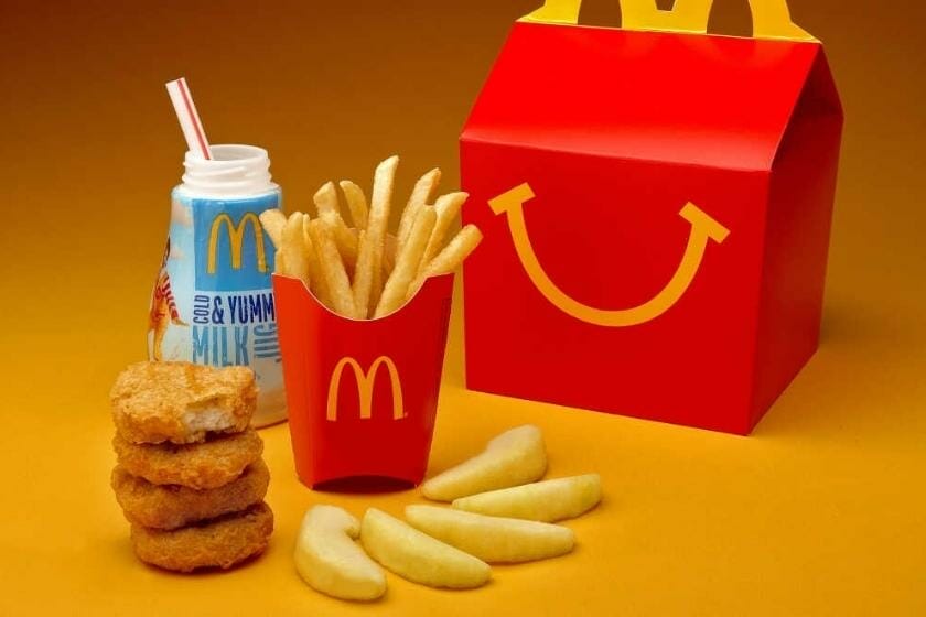 Syn Values Of McDonald's Happy Meals & General Food