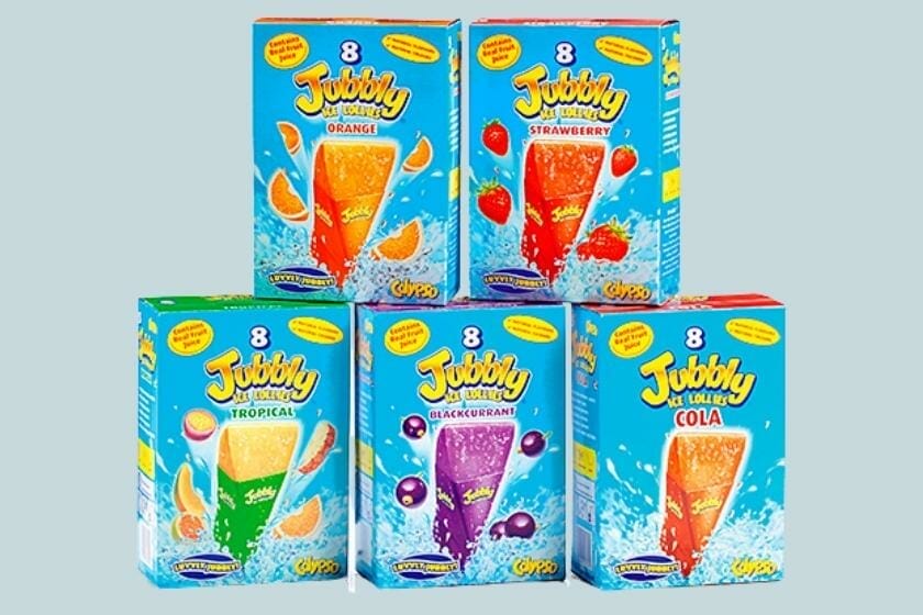 Syn Values Of Jubbly Ice Lollies